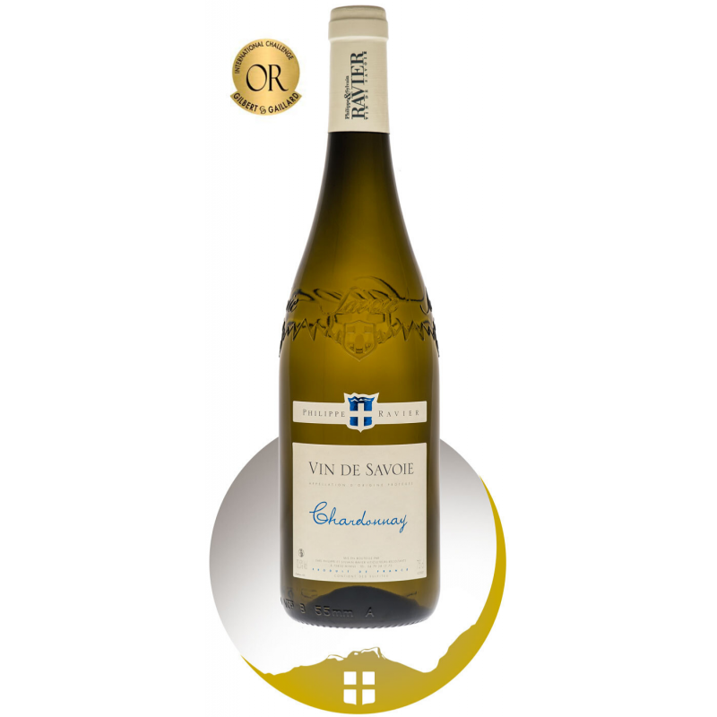 Bouteille vin blanc cépage Chardonnay de la gamme domaine Bouteille vin blanc cépage Chardonnay de la gamme domaine