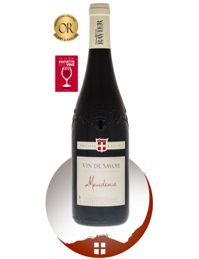 Bouteille vin rouge AOP vin de Savoie Mondeuse cépage Mondeuse de la gamme domaine