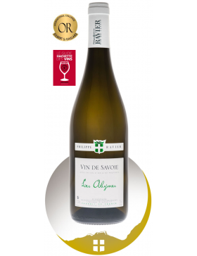 Bouteille de vin blanc AOP Vin de Savoie Les Abymes de la gamme Domaine