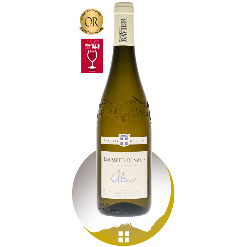 Bouteille vin blanc AOP Roussette de Savoie de la gamme Domaine