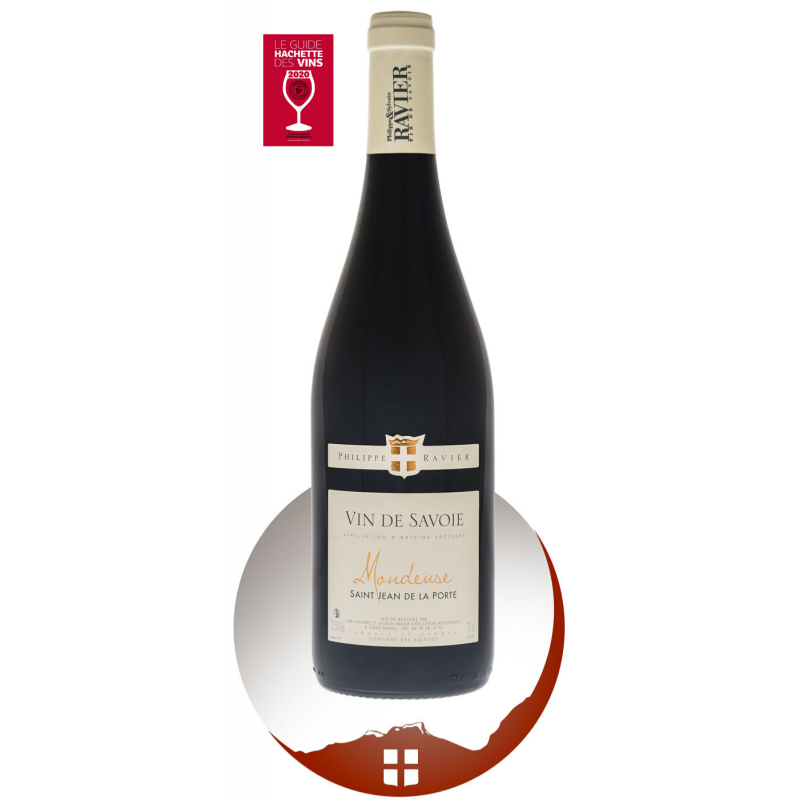 Bouteille vin rouge AOP Vin de Savoie Mondeuse cru Saint Jean de la Porte de la gamme domaine Bouteille vin rouge AOP Vin de Savoie Mondeuse cru Saint Jean de la Porte de la gamme domaine