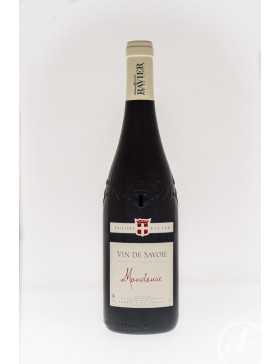 Bouteille vin rouge AOP vin de Savoie Mondeuse cépage Mondeuse de la gamme domaine