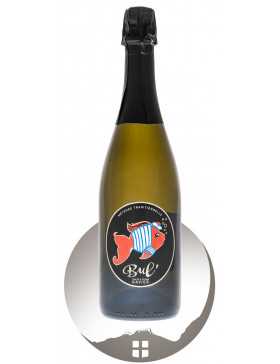 Bouteille de vin blanc pétillant de Savoie méthode traditionnelle cuvée Bul' de la gamme Domaine