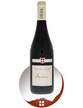 Bouteille vin rouge AOP vin de Savoie Mondeuse cépage Mondeuse de la gamme domaine