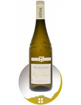Bouteille vin blanc AOP vin de Savoie cru Chignin Bergeron de la gamme domaine