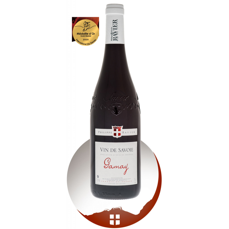 Bouteille vin rouge cépage Gamay de la gamme domaine