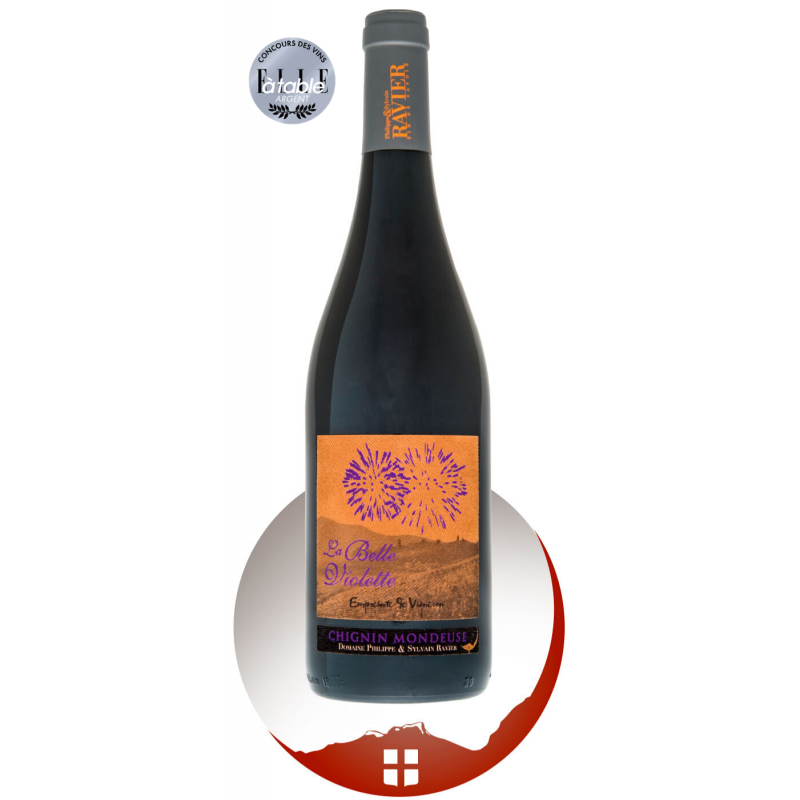 Bouteille vin rouge AOp vin de Savoie cru Chignin Mondeuse de la gamme Empreinte de Vigneron