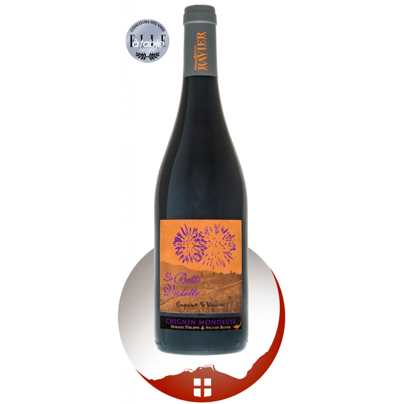 Bouteille vin rouge AOp vin de Savoie cru Chignin Mondeuse de la gamme Empreinte de Vigneron Bouteille vin rouge AOp vin de Savoie cru Chignin Mondeuse de la gamme Empreinte de Vigneron